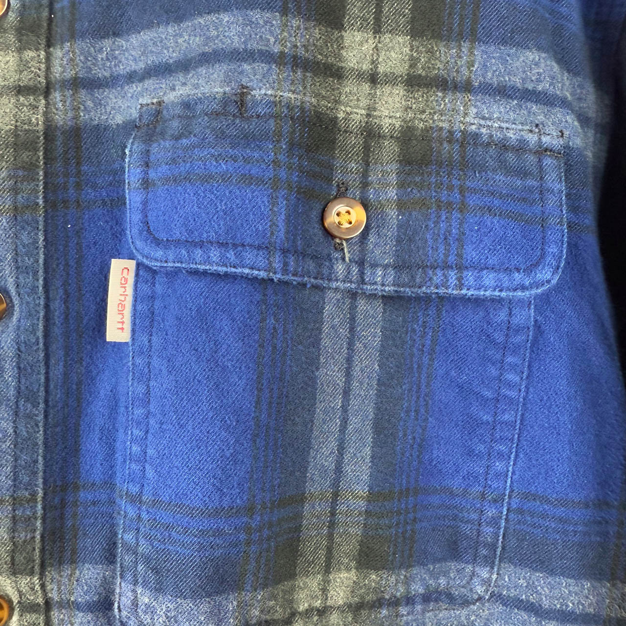Camicia Carhartt Quadri Blu M