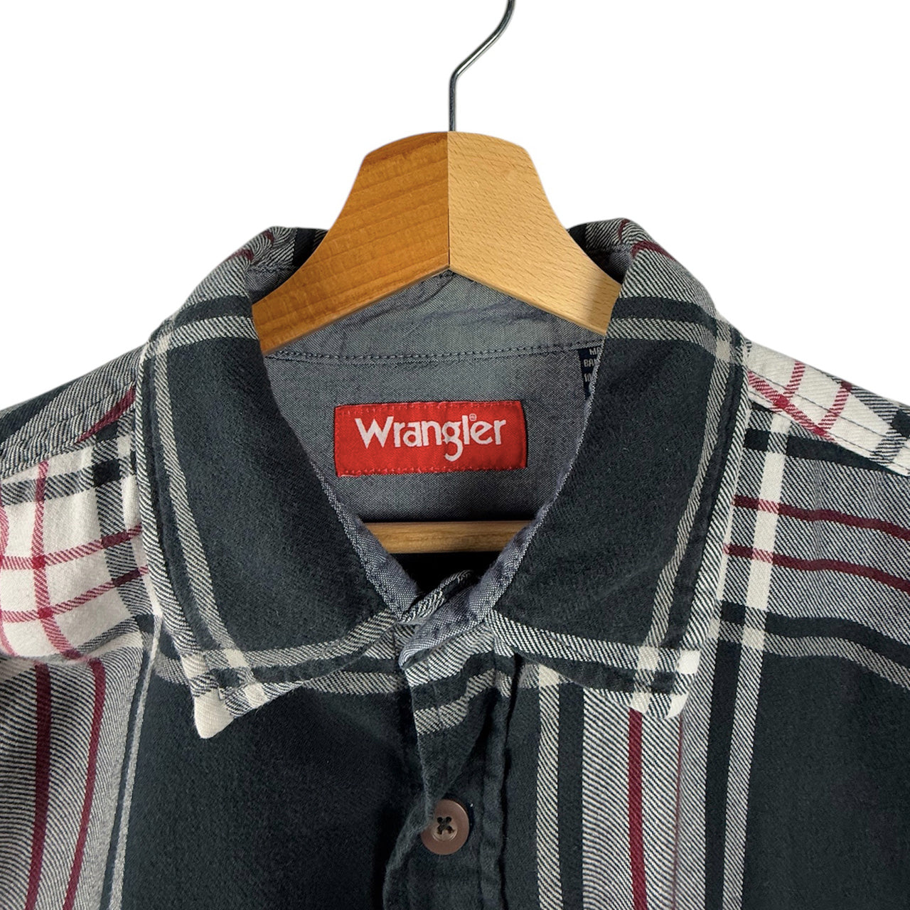 Camicia Wrangler Quadri Nera