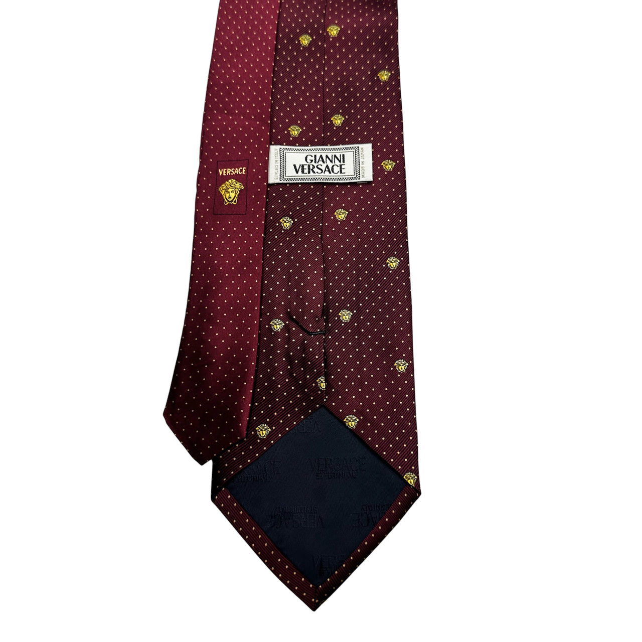 Cravatta Gianni Versace Pois
