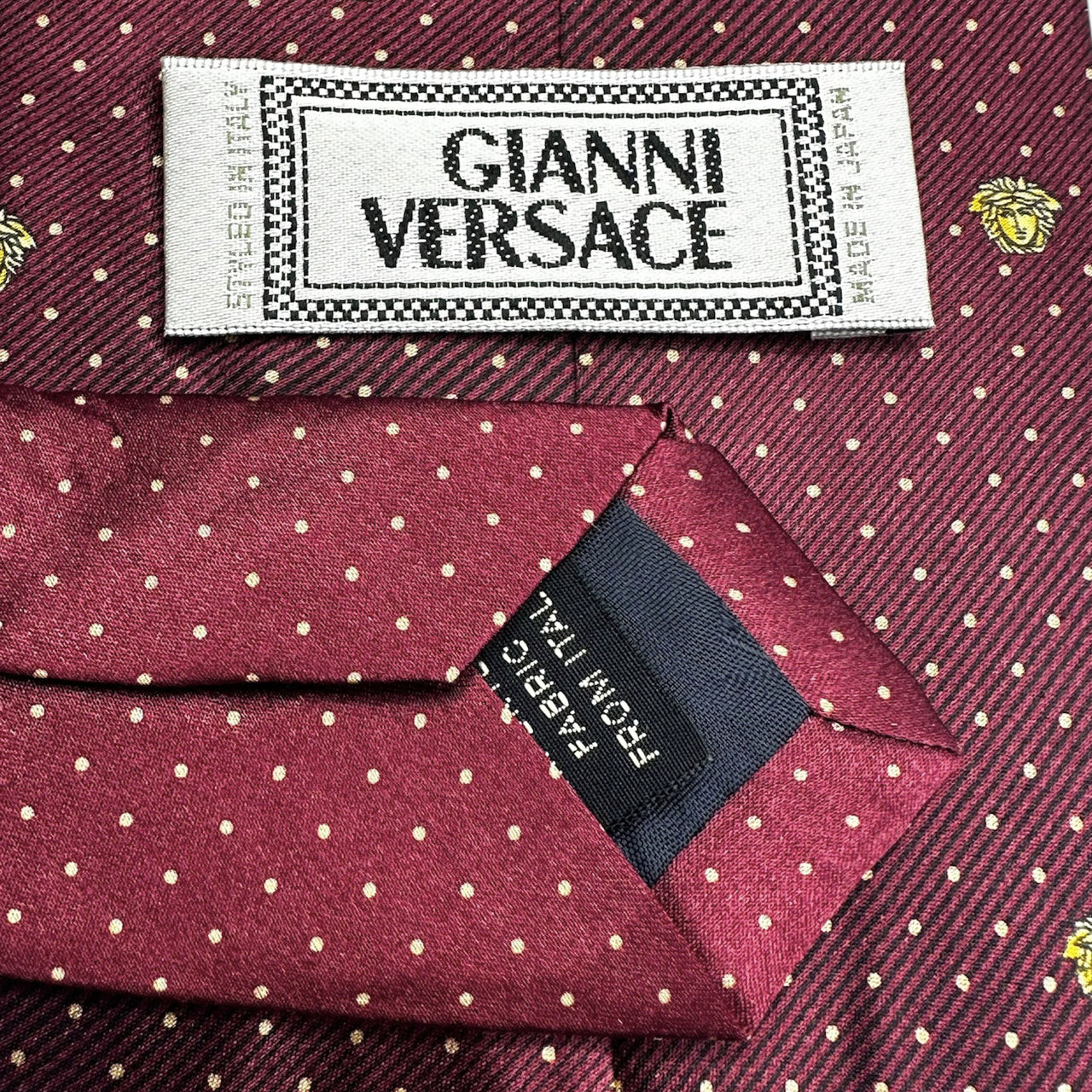 Cravatta Gianni Versace Pois
