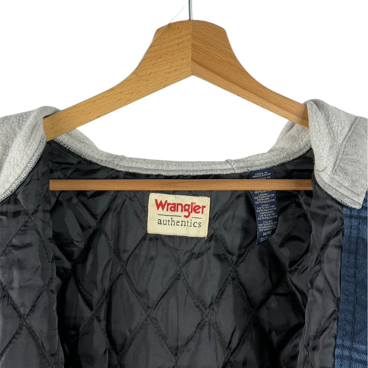 Giacca Wrangler Blu Quadri M