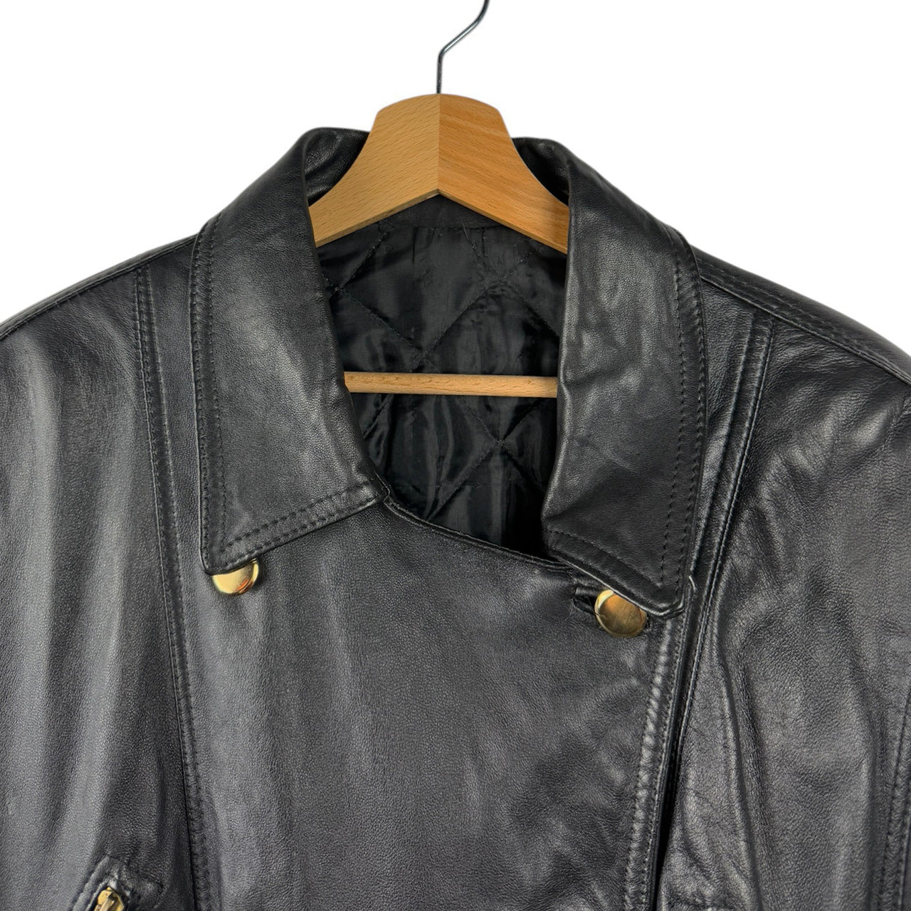 Giacca in Pelle Chiodo