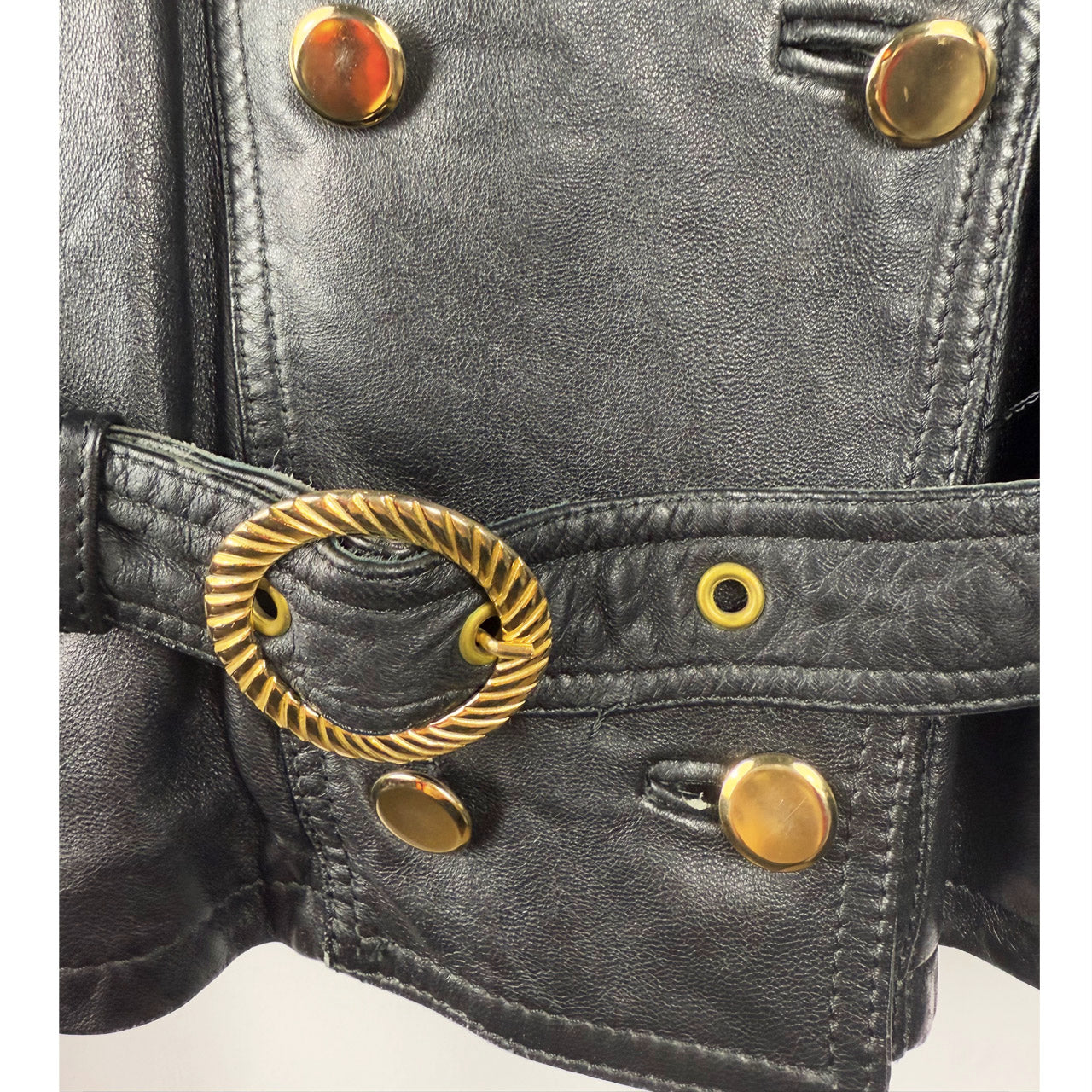 Giacca in Pelle Chiodo