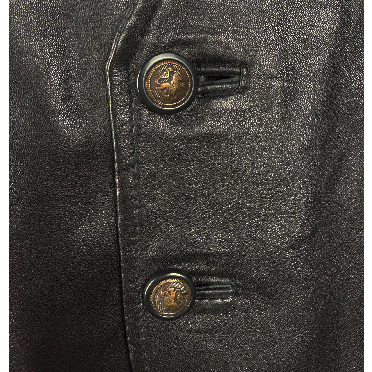 Gilet in Pelle Nera