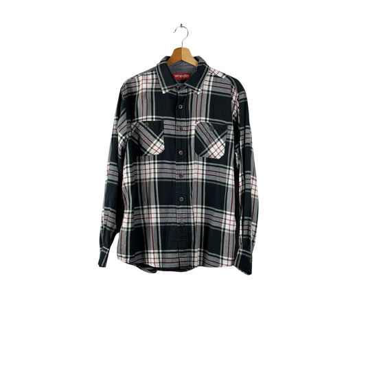 Camicia Wrangler Quadri Nera