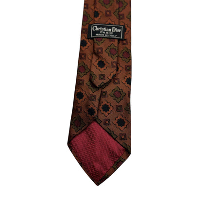 Christian Dior Geometric Tie
