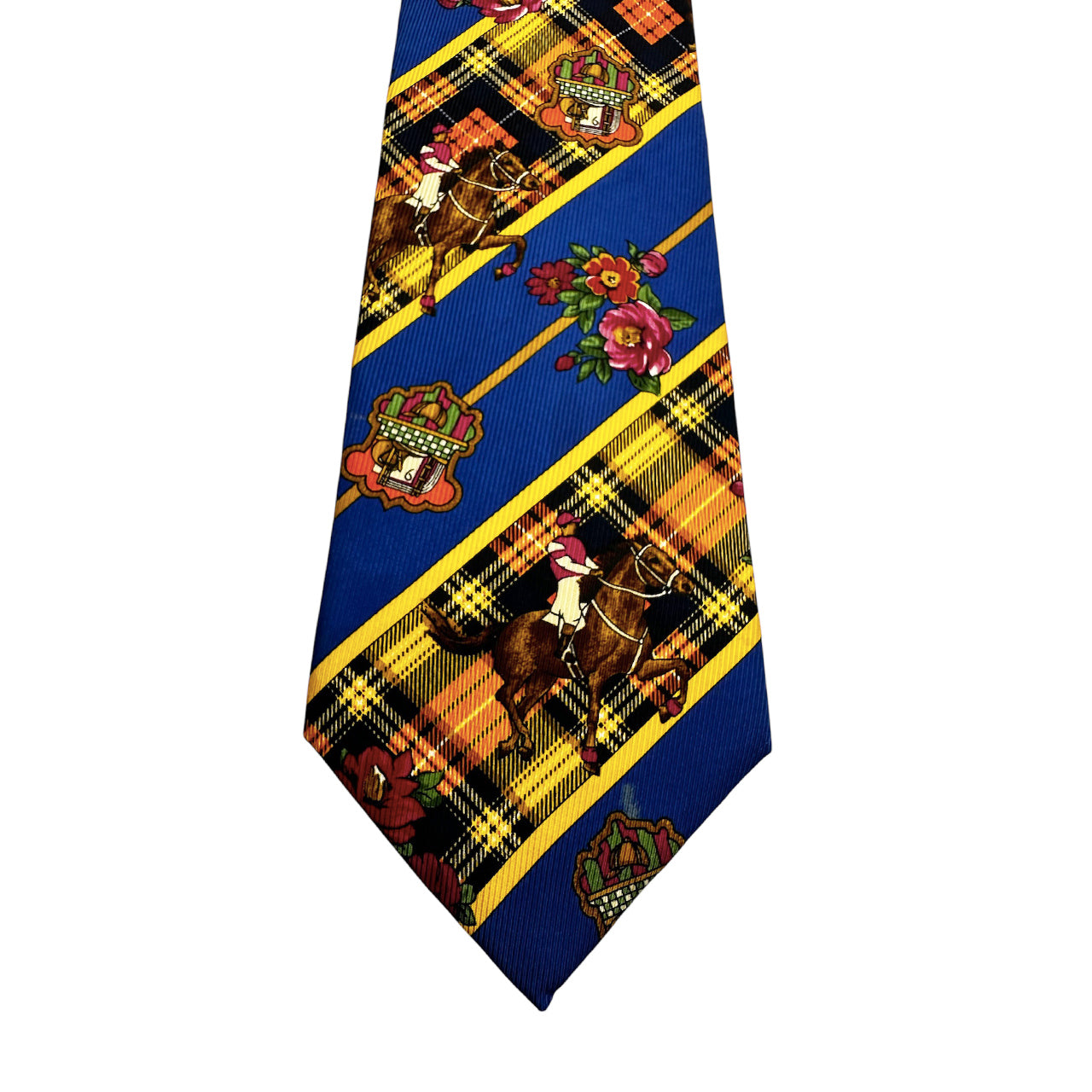 Cravatta Kenzo Motivo Equestre