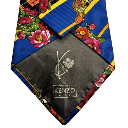 Cravatta Kenzo Motivo Equestre