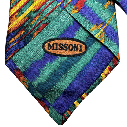Missoni Colorful Zig Zag Tie