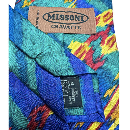 Missoni Colorful Zig Zag Tie