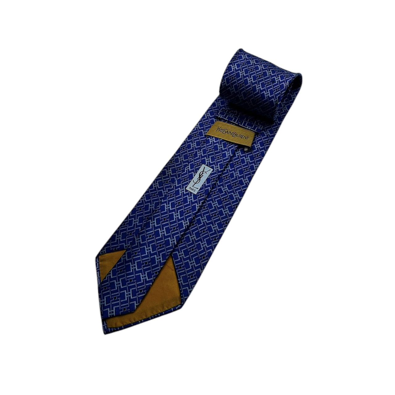 Cravatta Yves Saint Laurent Blu