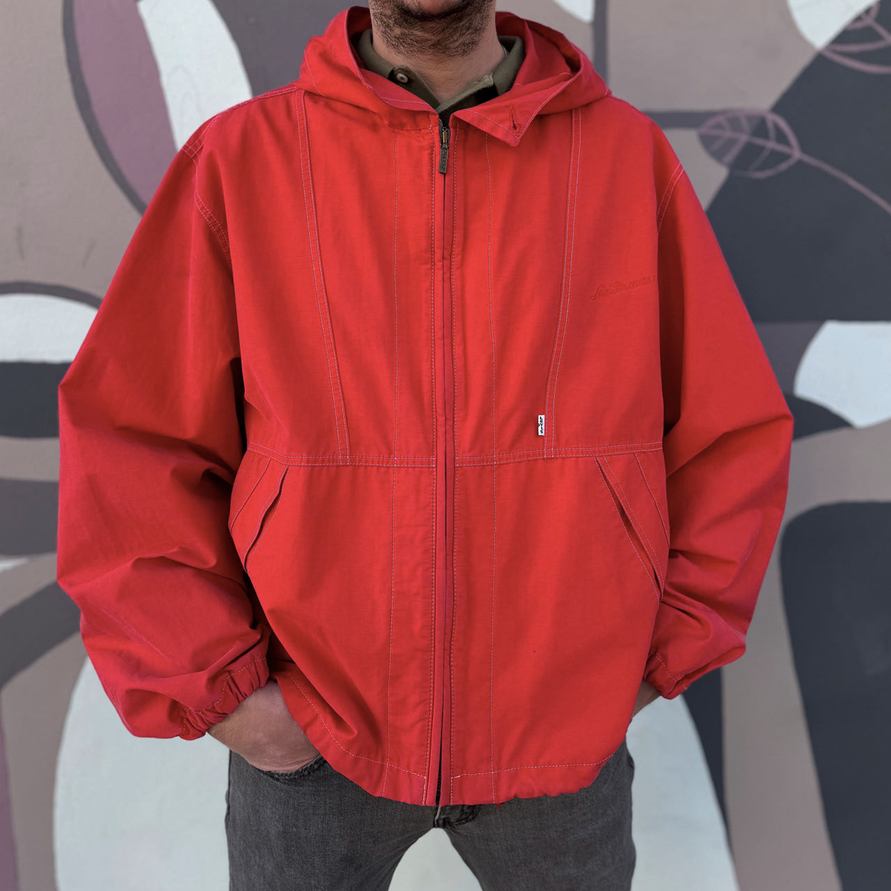 Giubbino Levi's Rosso Cappuccio - XL