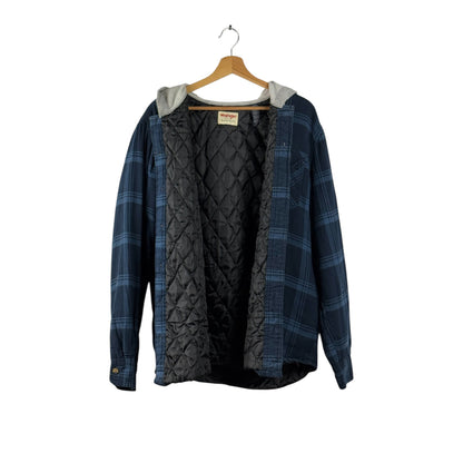 Wrangler Blue Check Jacket M